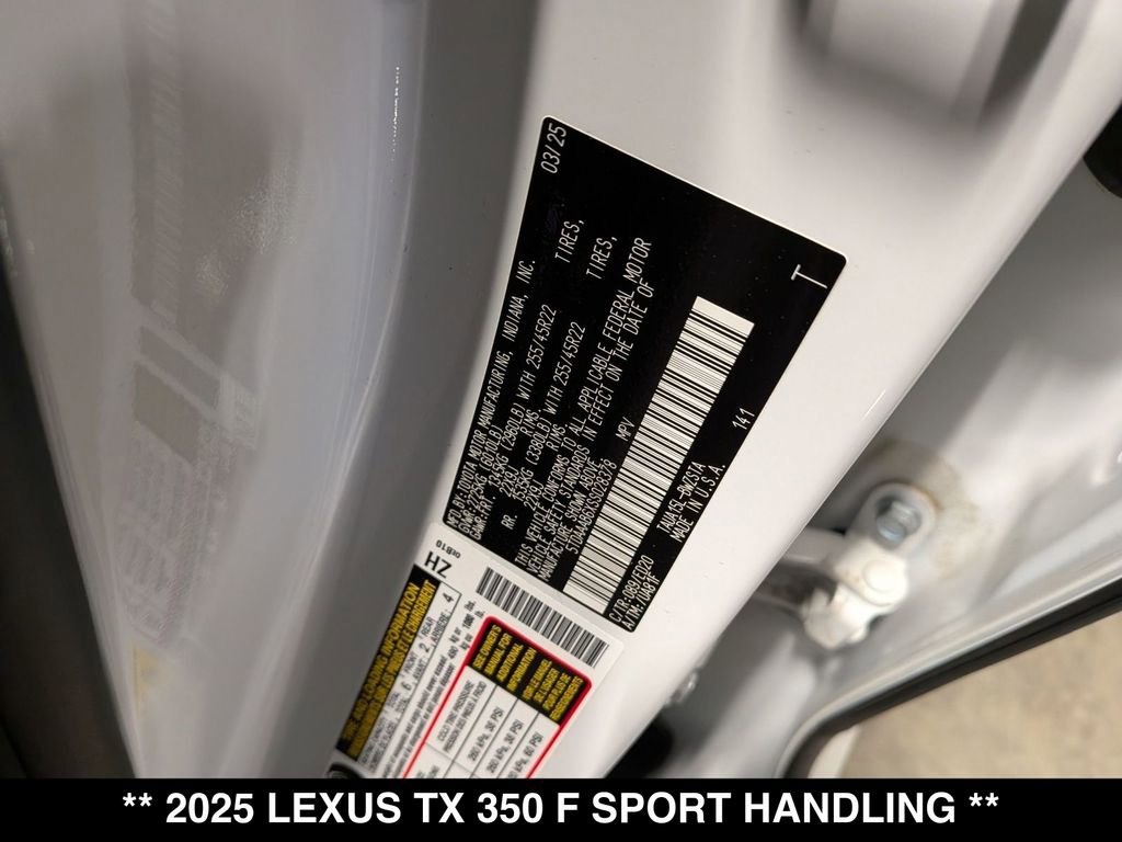 Used 2025 Lexus TX 350 AWD w/ Technology Package image 31
