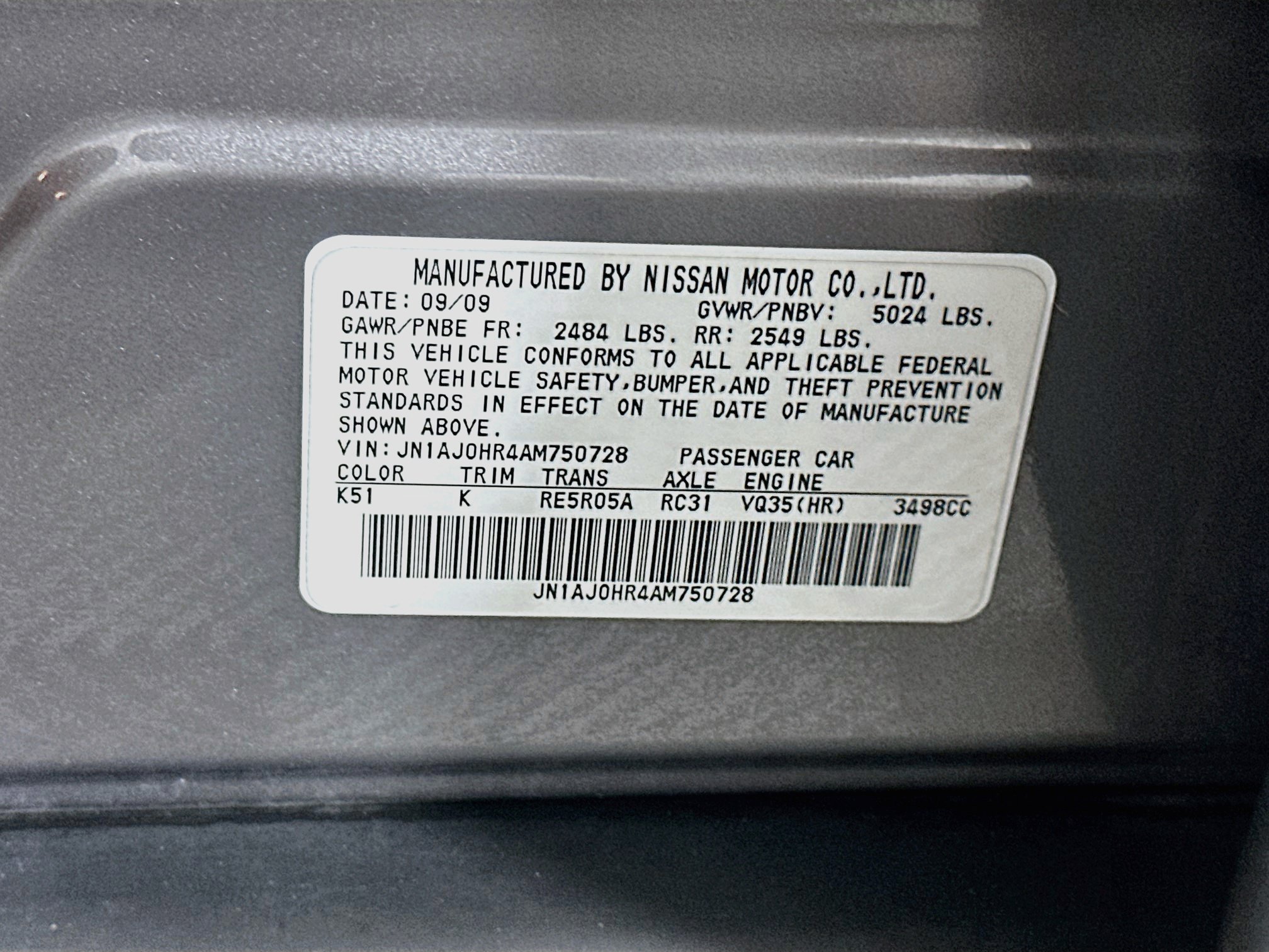 Used 2010 INFINITI EX35 Journey AWD/4WD image 12