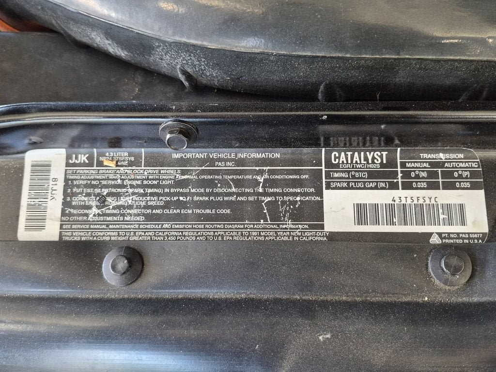Used 1991 GMC Sonoma AWD/4WD image 30