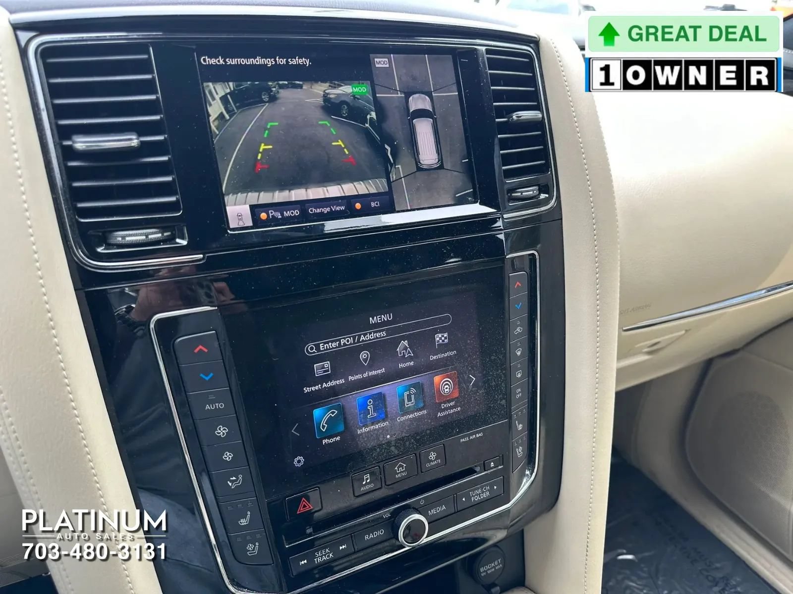 Used 2021 INFINITI QX80 Sensory w/ All-Season Package AWD/4WD image 11