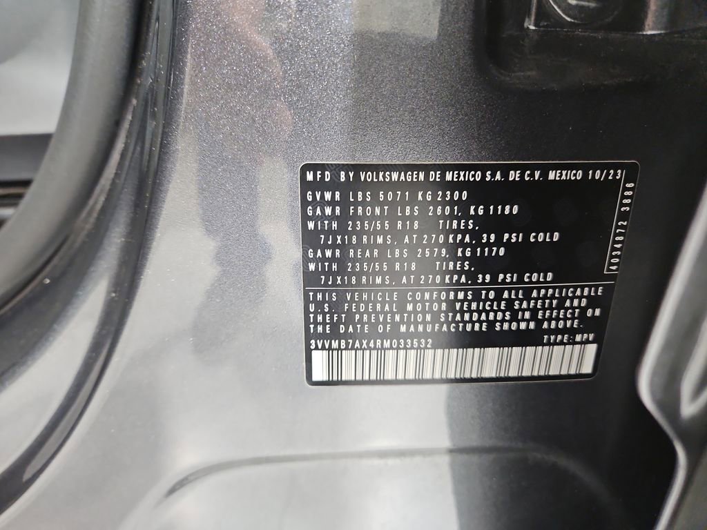 Certified 2024 Volkswagen Tiguan SE w/ Panoramic Sunroof Package image 33
