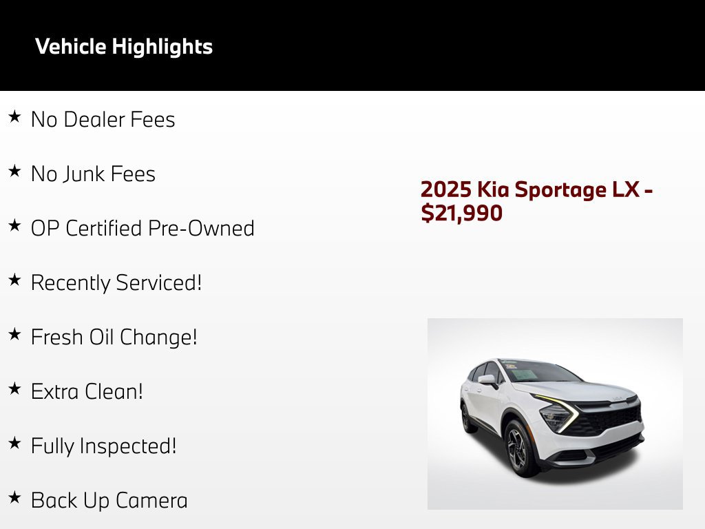 Used 2025 Kia Sportage LX AWD/4WD image 51