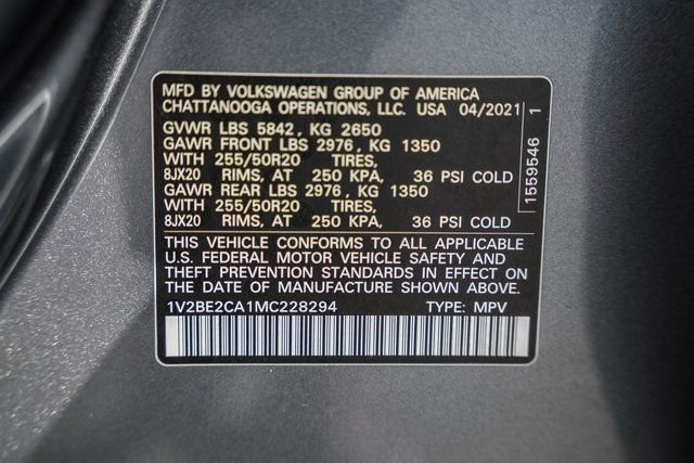 Used 2021 Volkswagen Atlas Cross Sport SEL image 43