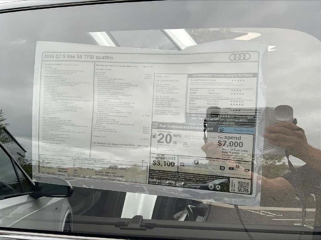 New 2026 Audi Q7 3.0T Prestige AWD/4WD image 14