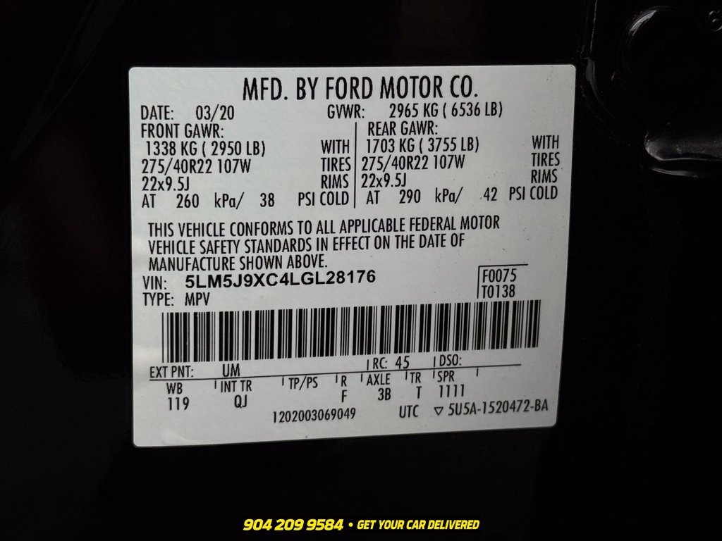 Used 2020 Lincoln Aviator Black Label w/ Dynamic Handling Package AWD/4WD image 14