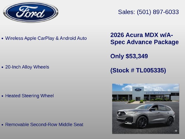 Used 2026 Acura MDX A-Spec w/ Advance Package AWD/4WD image 12