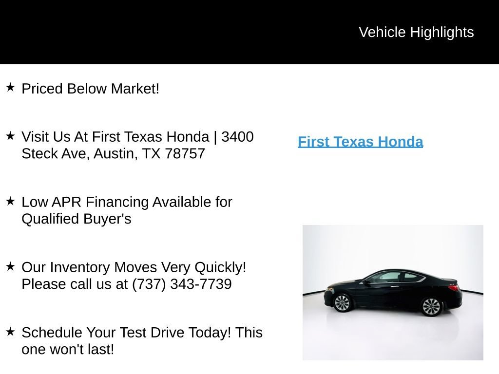 Used 2015 Honda Accord LX-S image 9