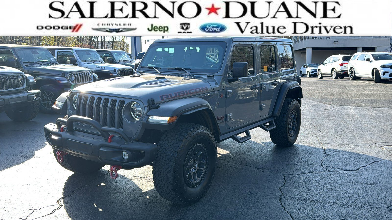 Certified 2022 Jeep Wrangler Unlimited Rubicon w/ Xtreme Recon 35" Tire Package AWD/4WD image 1