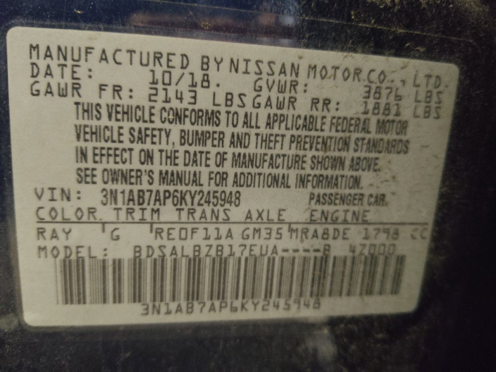 Used 2019 Nissan Sentra S FWD image 33