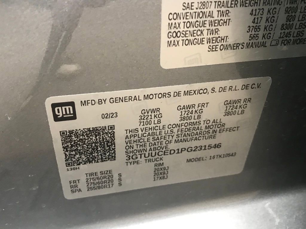 Used 2023 GMC Sierra 1500 Elevation image 51