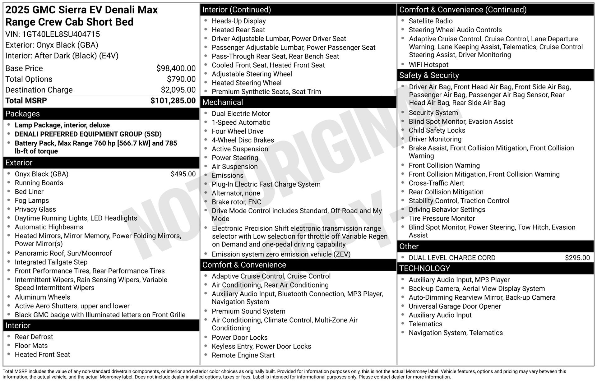 New 2025 GMC Sierra EV Denali image 3