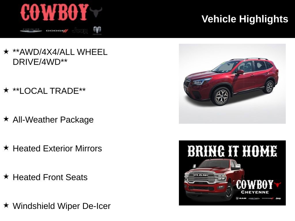 Used 2019 Subaru Forester Premium w/ All-Weather Package AWD/4WD image 2