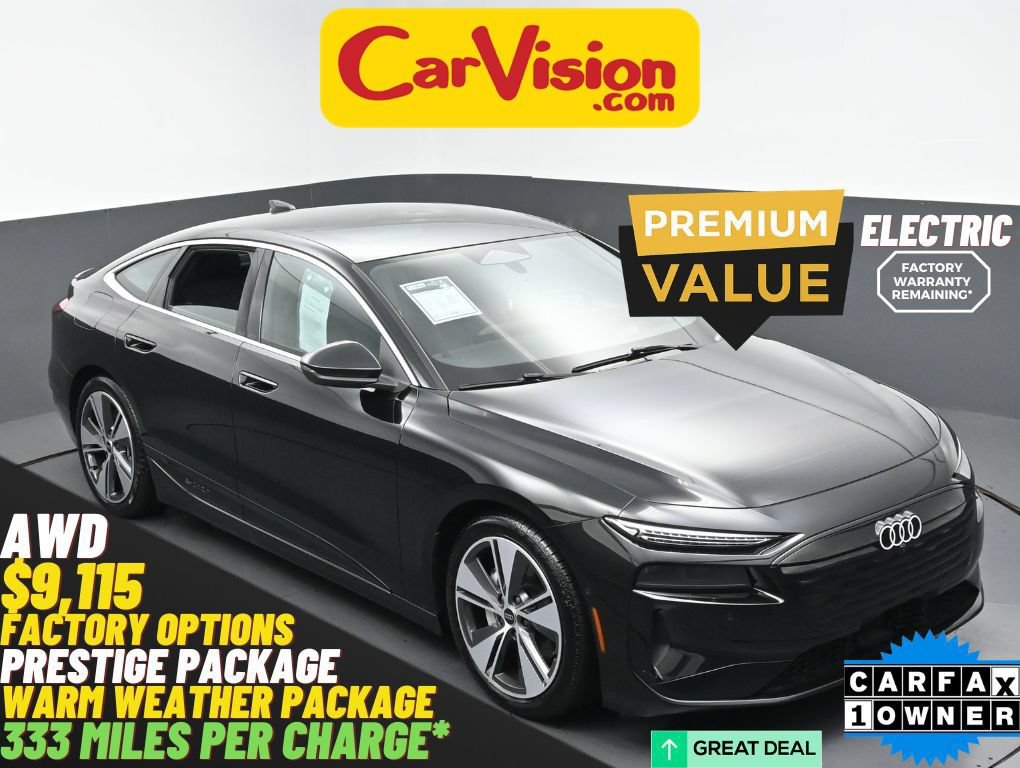 Used 2025 Audi A6 e-tron Prestige w/ Black Warm Weather Package AWD/4WD video 1