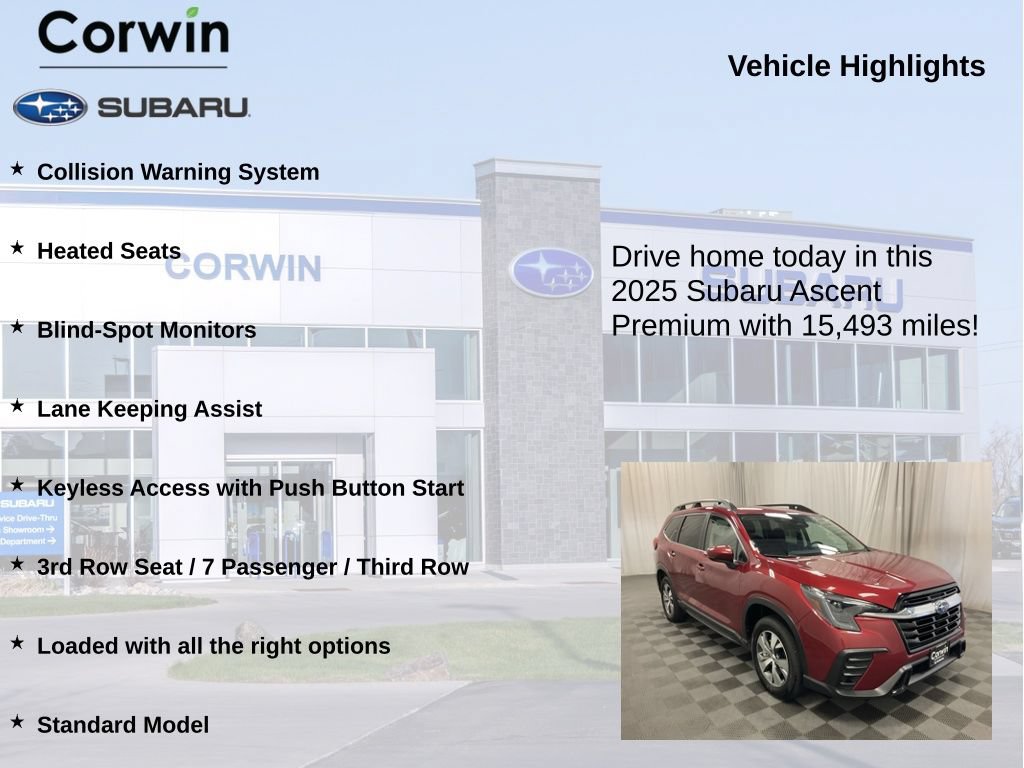 Used 2025 Subaru Ascent Premium AWD/4WD image 6
