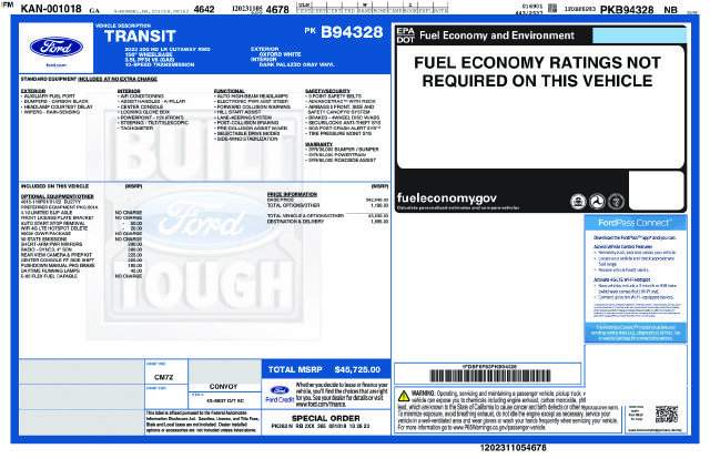 Used 2023 Ford Transit 350 DRW RWD image 29