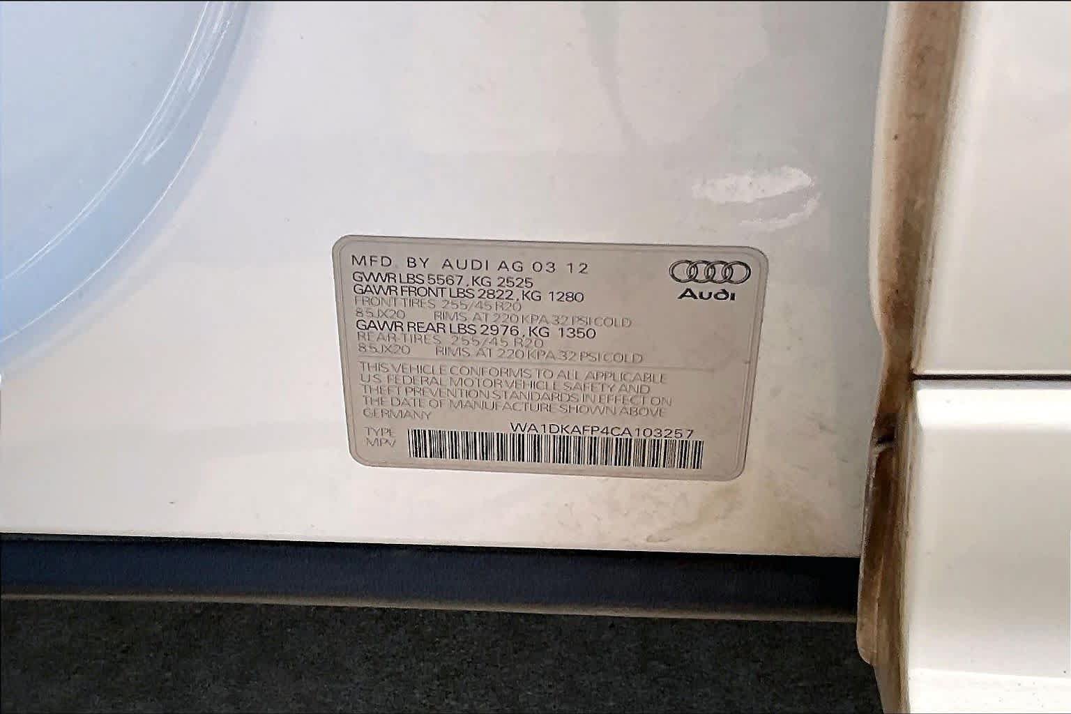 Used 2012 Audi Q5 3.2 Premium Plus AWD/4WD image 33