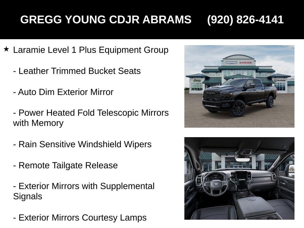 New 2026 RAM 2500 Laramie w/ Night Edition image 13