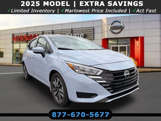 New 2025 Nissan Versa SV w/ Trunk Package FWD image 1