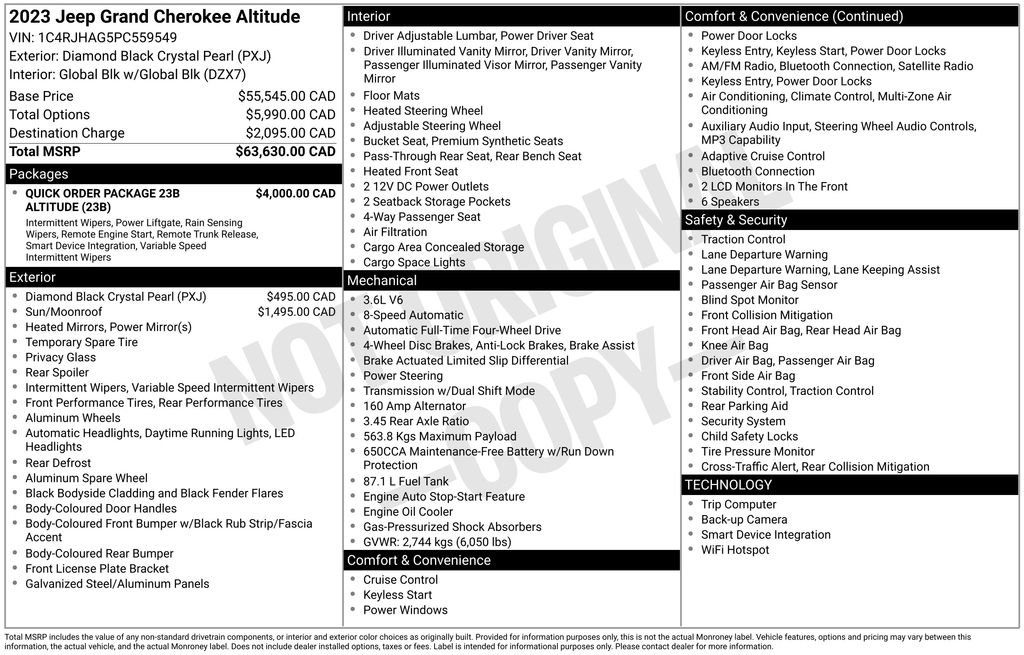 Used 2023 Jeep Grand Cherokee Altitude image 31