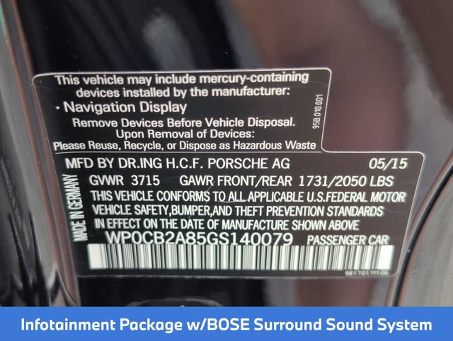 Used 2016 Porsche Boxster S RWD image 28