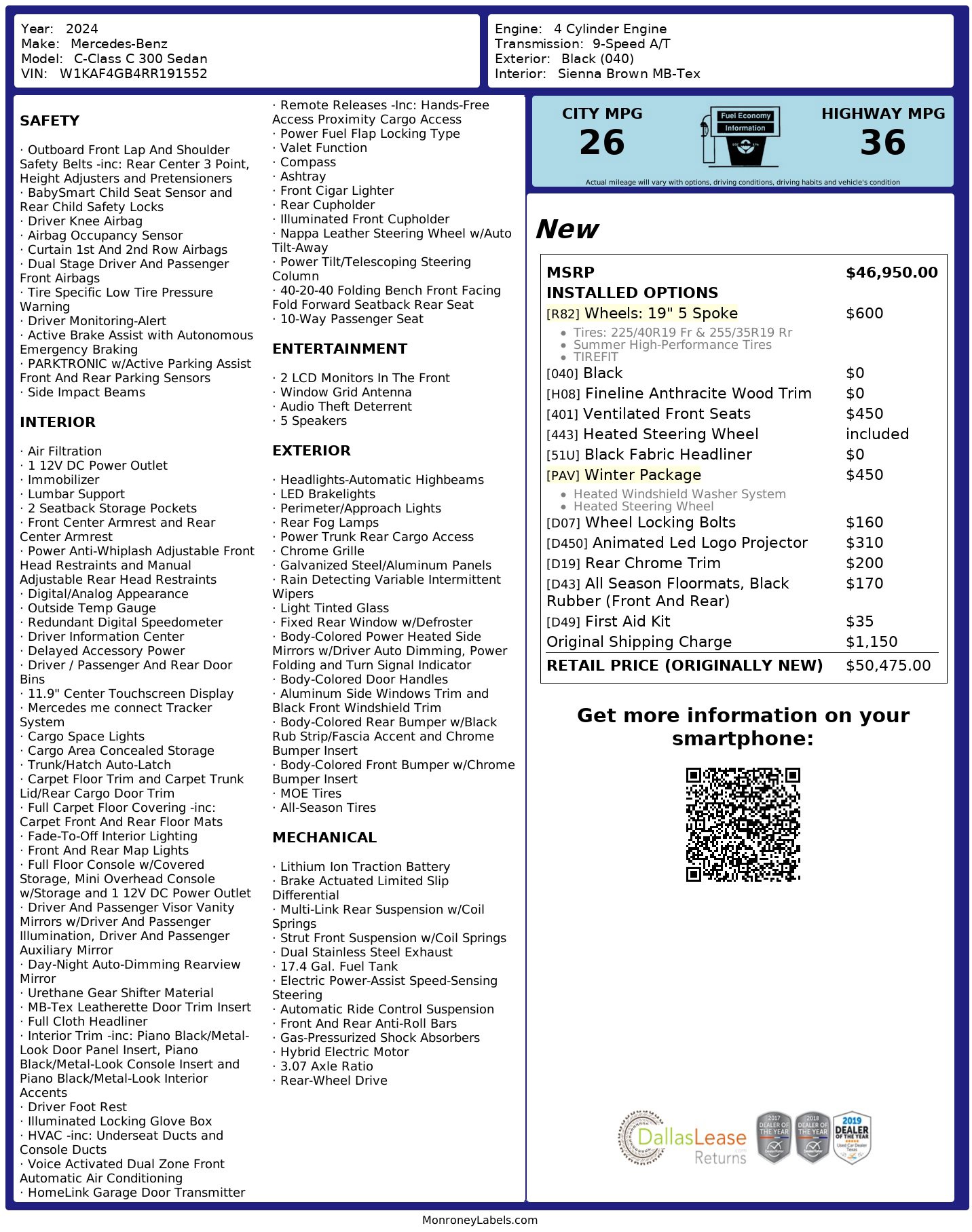 Used 2024 Mercedes-Benz C 300 Sedan image 2