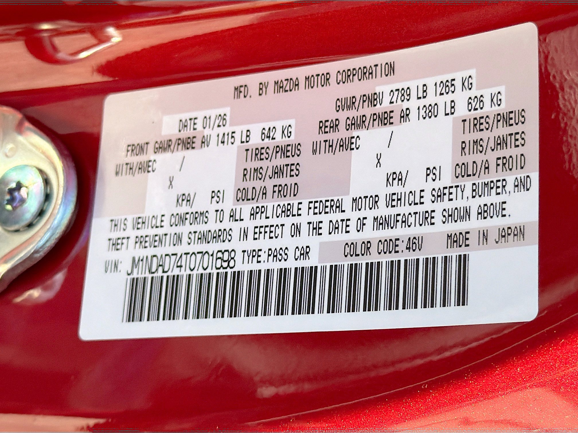 New 2026 MAZDA MX-5 Miata Grand Touring image 40