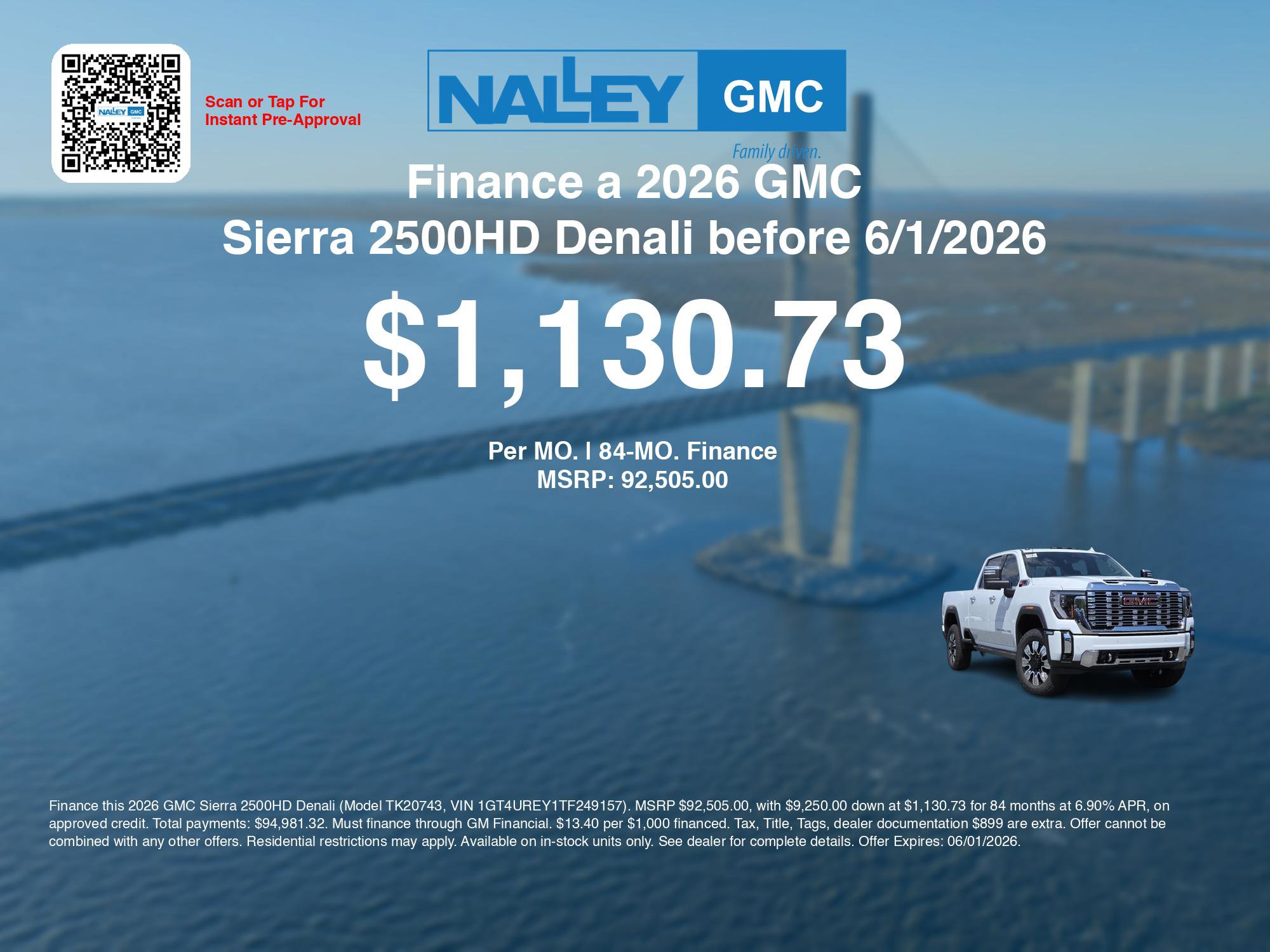New 2026 GMC Sierra 2500 Denali w/ Denali Reserve Package AWD/4WD image 7