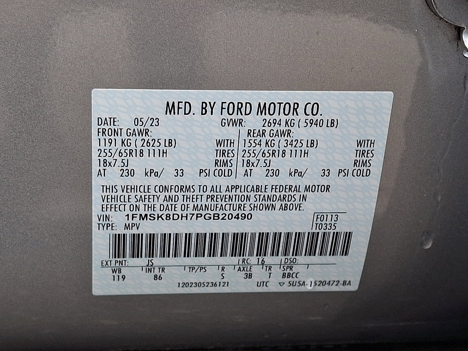 Certified 2023 Ford Explorer XLT image 27