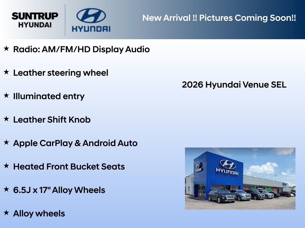 New 2026 Hyundai Venue SEL FWD image 2