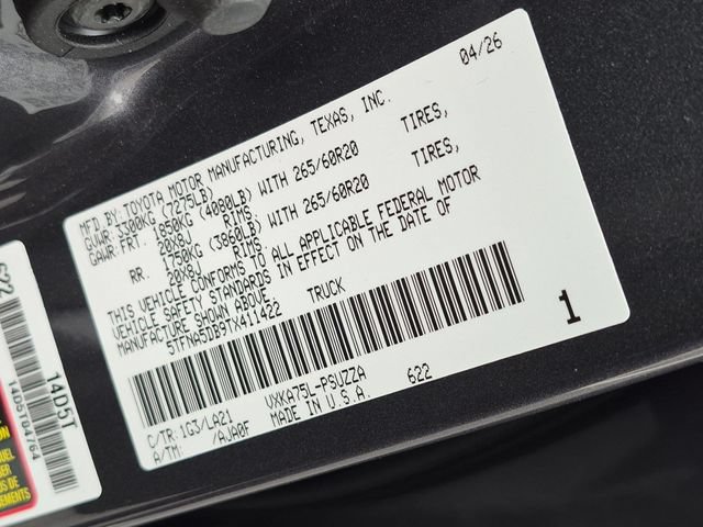 New 2026 Toyota Tundra Platinum AWD/4WD image 32