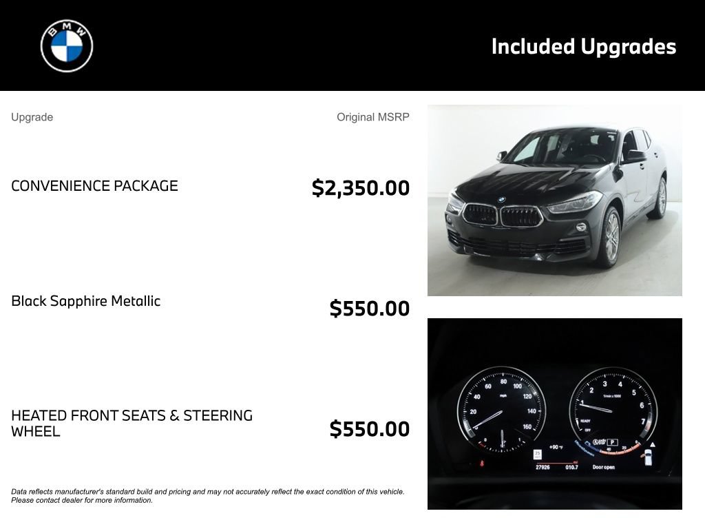 Used 2019 BMW X2 xDrive28i w/ Convenience Package AWD/4WD image 4