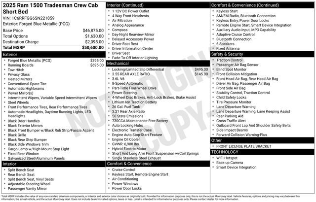Used 2025 RAM 1500 Tradesman image 6