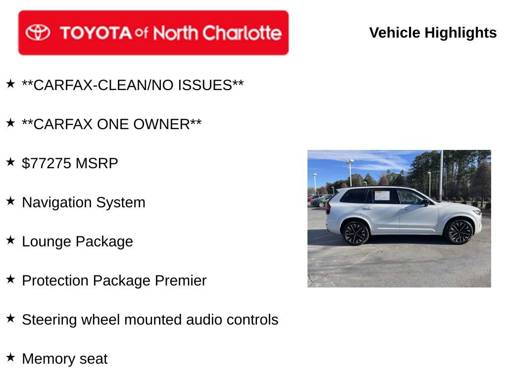 Used 2026 Volvo XC90 B6 Ultra w/ Lounge Package image 5