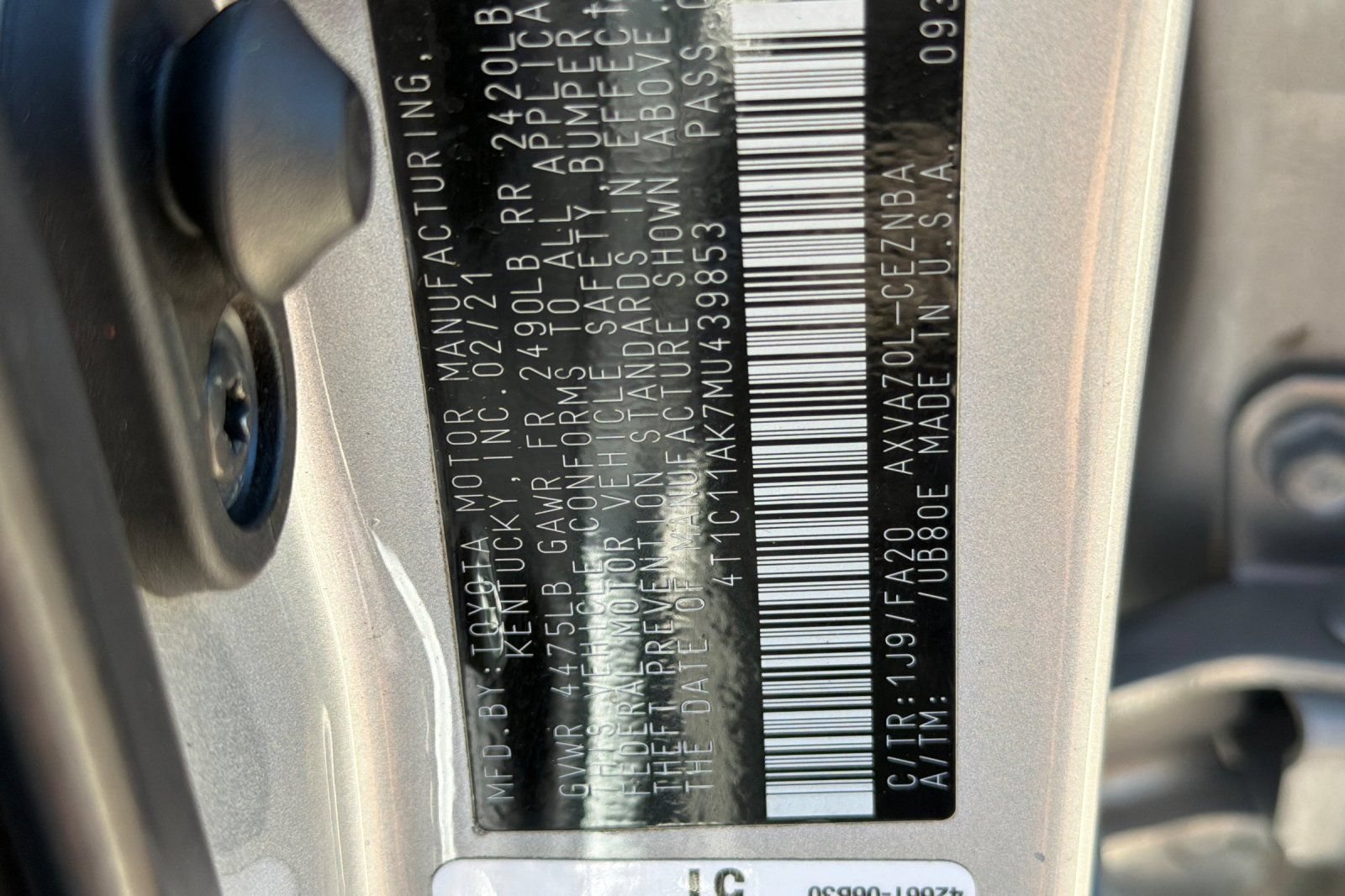 Used 2021 Toyota Camry LE w/ Cold Weather Package FWD image 27