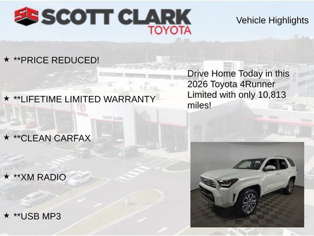 Used 2026 Toyota 4Runner Limited AWD/4WD image 12