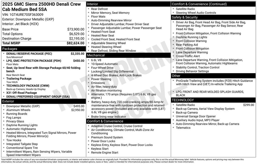New 2025 GMC Sierra 2500 Denali w/ Denali Reserve Package image 4