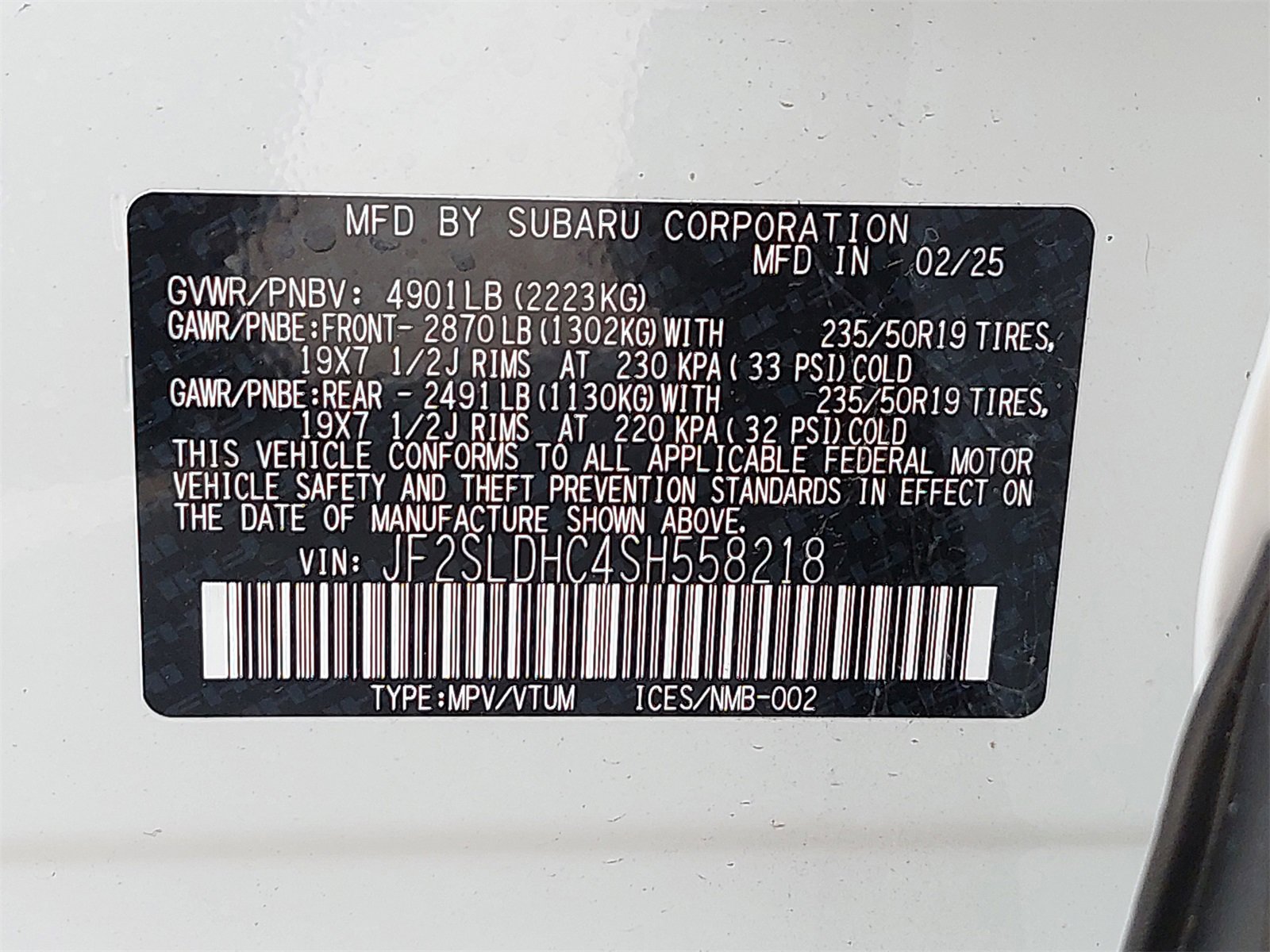 Certified 2025 Subaru Forester Sport image 14