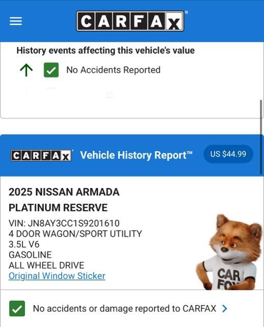 Used 2025 Nissan Armada Platinum Reserve video 4