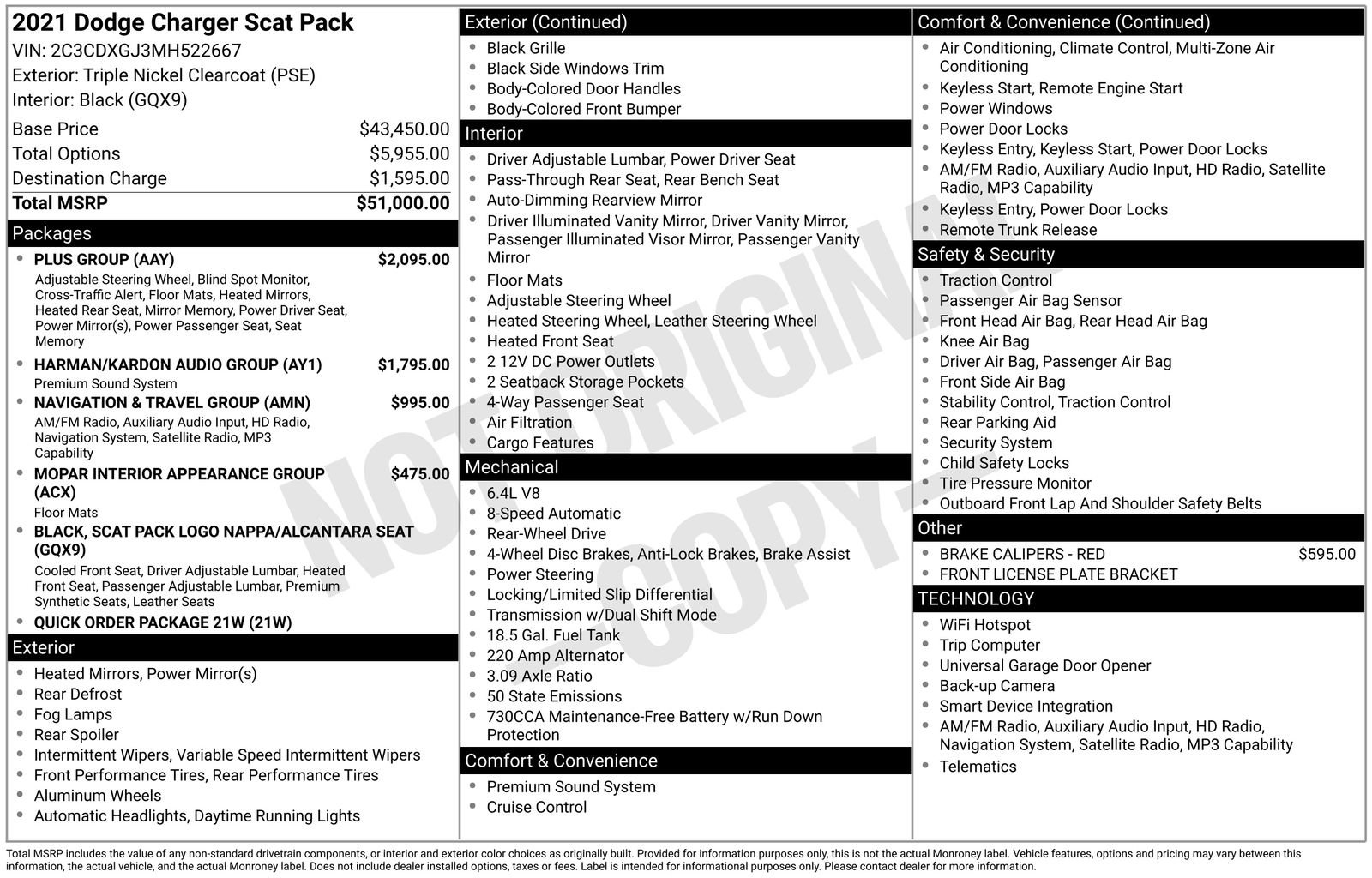 Used 2021 Dodge Charger Scat Pack w/ Plus Group image 37