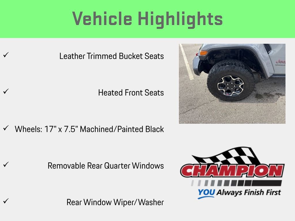 Used 2023 Jeep Wrangler Unlimited Rubicon w/ LED Lighting Group AWD/4WD image 30