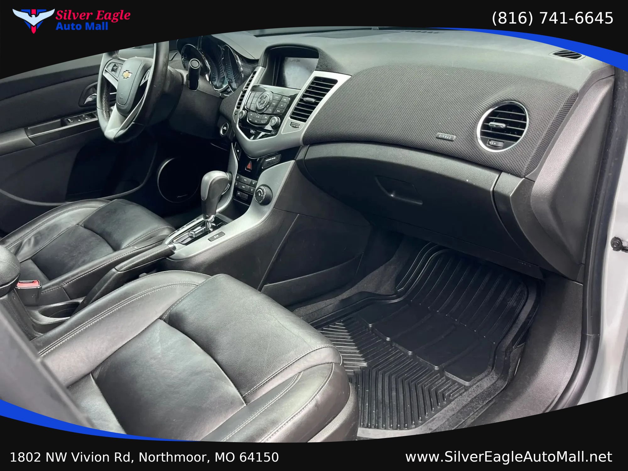 Used 2015 Chevrolet Cruze LTZ w/ Sun, Sound and Sport Package FWD image 7