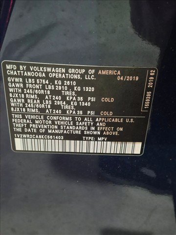 Used 2019 Volkswagen Atlas SE FWD image 21