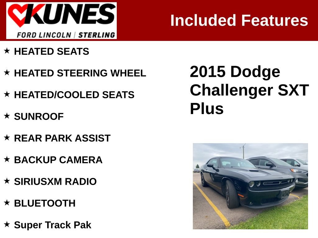 Used 2015 Dodge Challenger SXT Plus RWD image 2