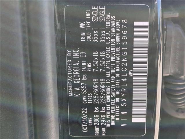 Used 2022 Kia Sorento S w/ Panoramic Sunroof Package image 15