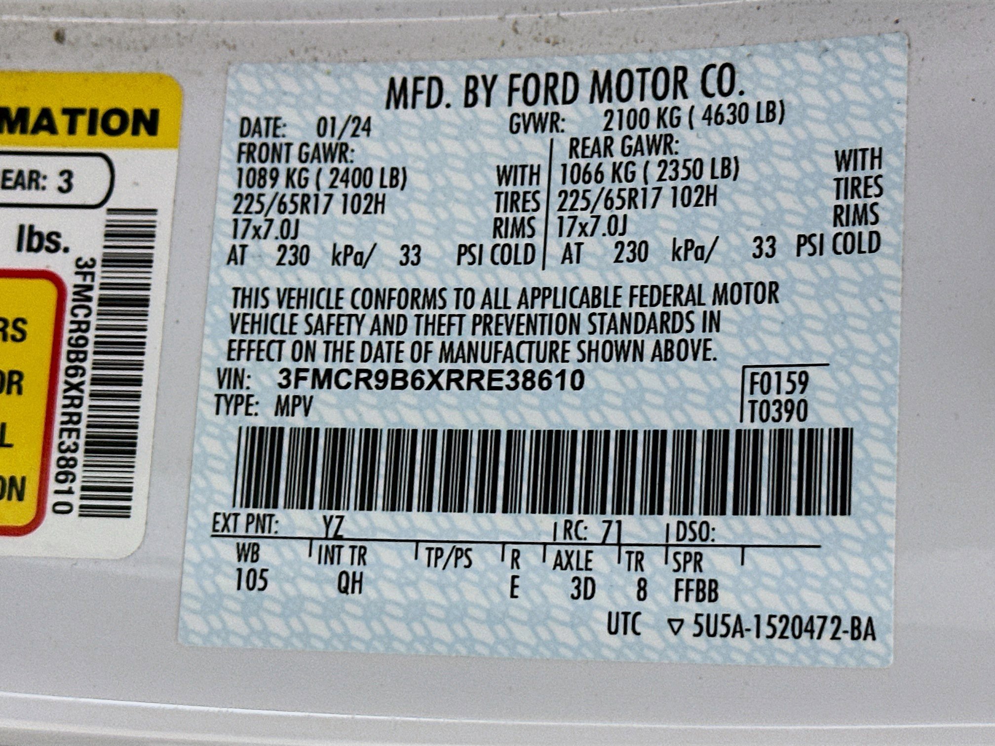 Used 2024 Ford Bronco Sport Big Bend image 12