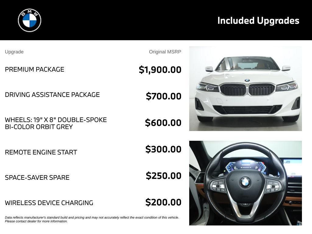 Used 2023 BMW 330i xDrive Sedan w/ Premium Package AWD/4WD image 4