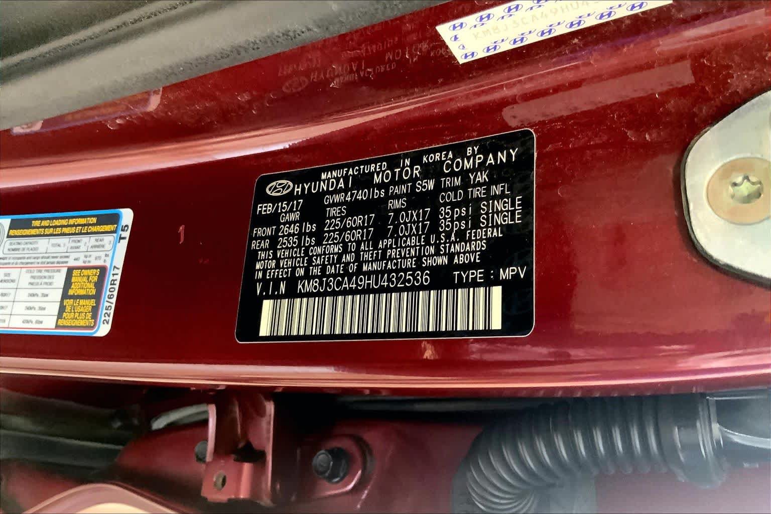 Used 2017 Hyundai Tucson SE Plus AWD/4WD image 34