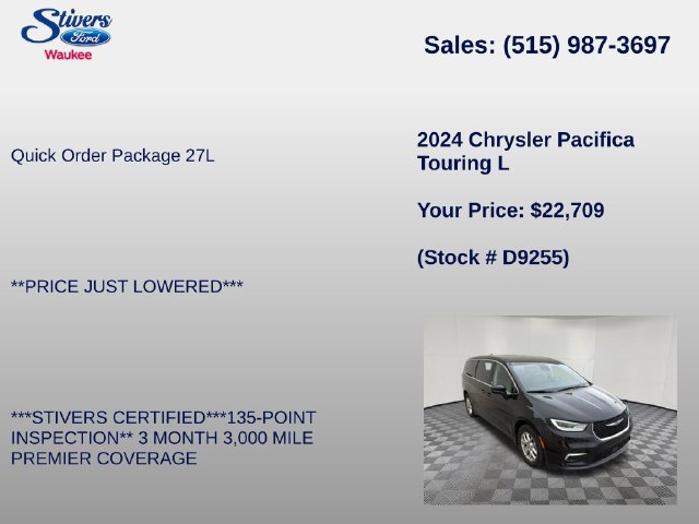 Used 2024 Chrysler Pacifica Touring-L FWD image 8