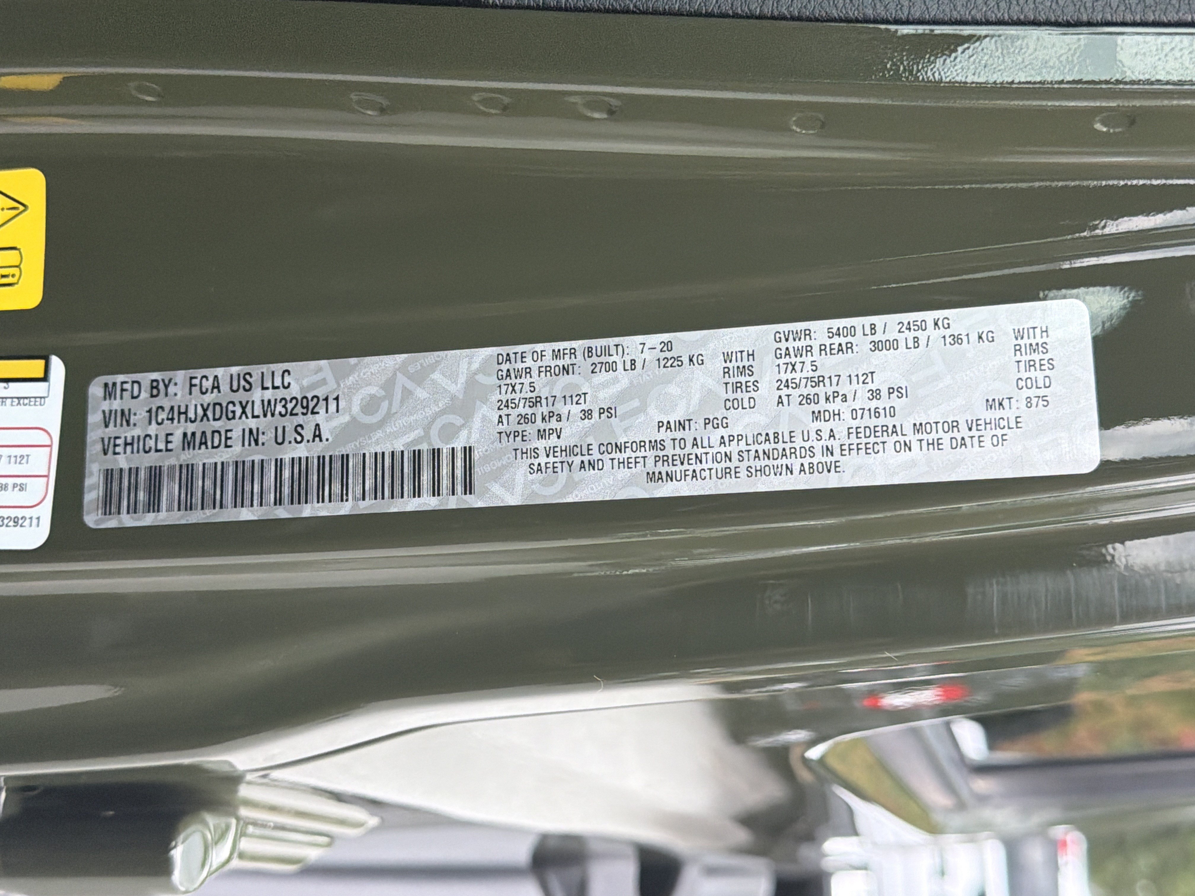 Used 2020 Jeep Wrangler Unlimited Sport S AWD/4WD image 38