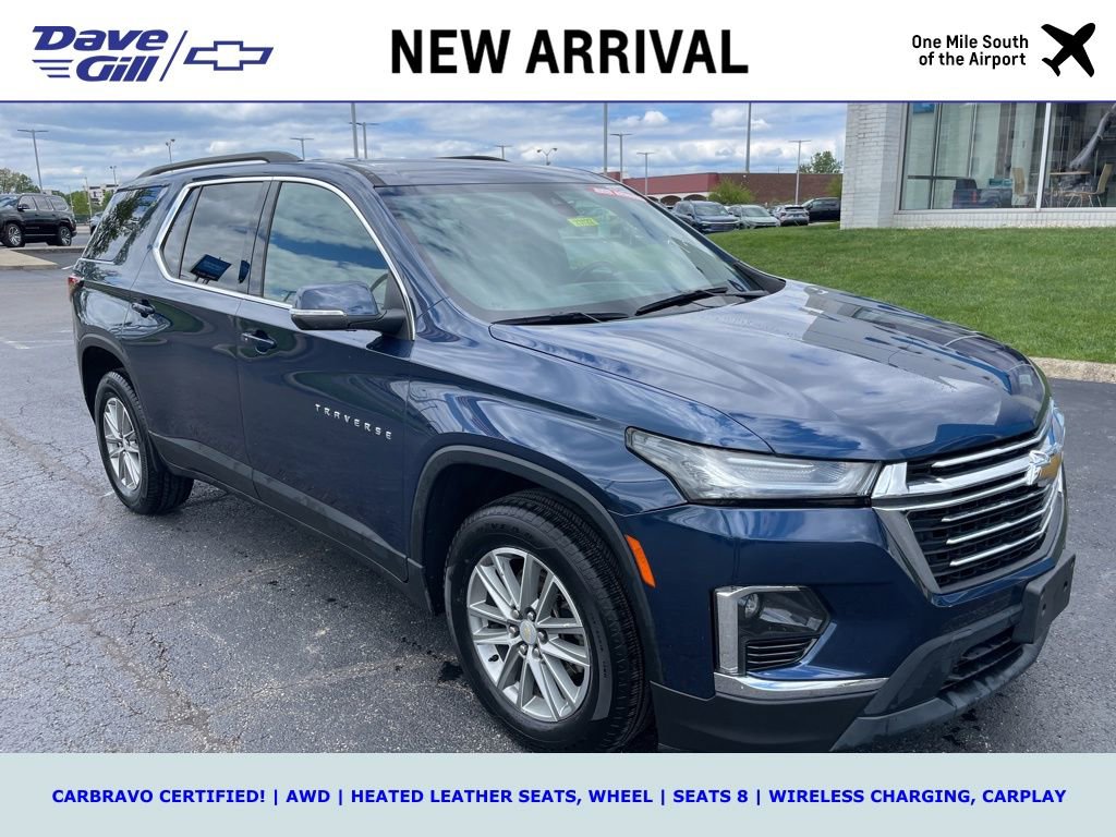 Certified 2023 Chevrolet Traverse LT w/ LPO, Floor Liner Package AWD/4WD image 1
